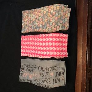 Set of 3 Valentines scarf, scarves/shawls 🧣